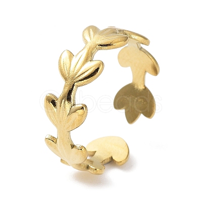 304 Stainless Steel Finger Rings RJEW-L109-004G-1