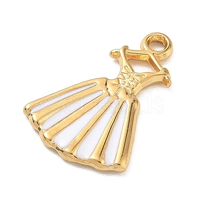 304 Stainless Steel Enamel Pendants STAS-I369-08G-05-1