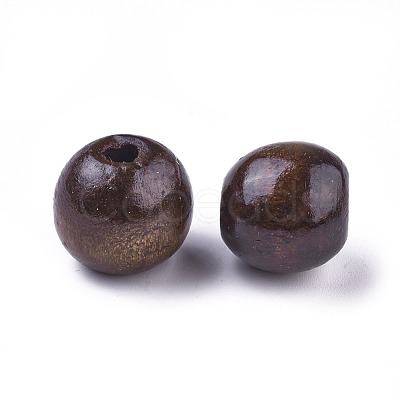 Dyed Natural Wood Beads WOOD-Q006-18mm-06-LF-1