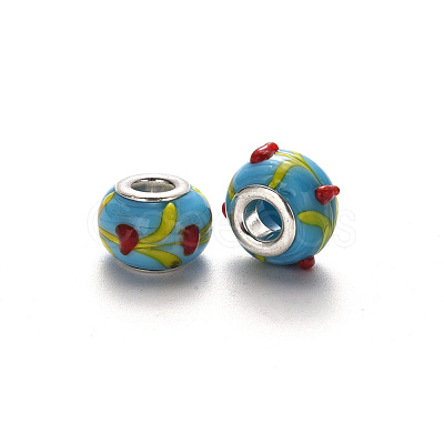Handmade Lampwork European Beads LPDL-N001-045-B05-1