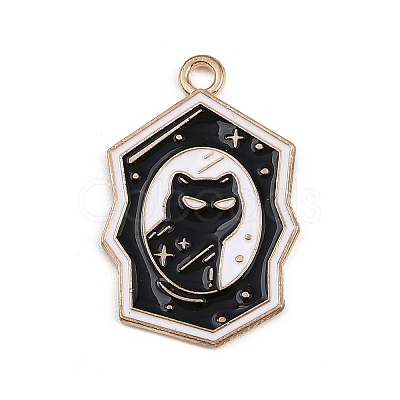 Halloween Alloy Enamel Pendants FIND-I052-01KCG-02-1