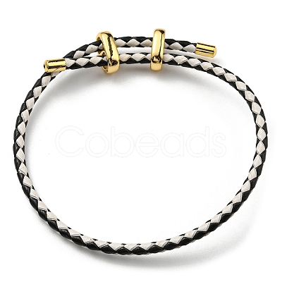 Leather Braided Cord Bracelets BJEW-G675-06G-04-1