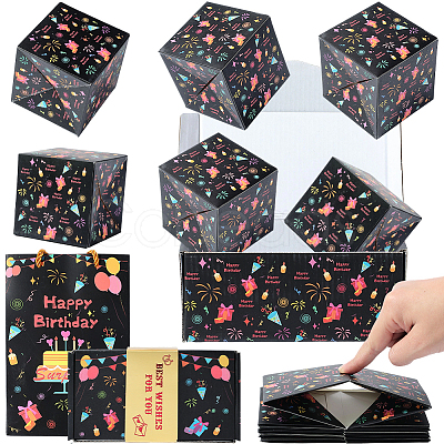 Birthday Cardboard DIY Surprise Gift Box Creative Bounce Boxes Sets DIY-WH20031-064A-1