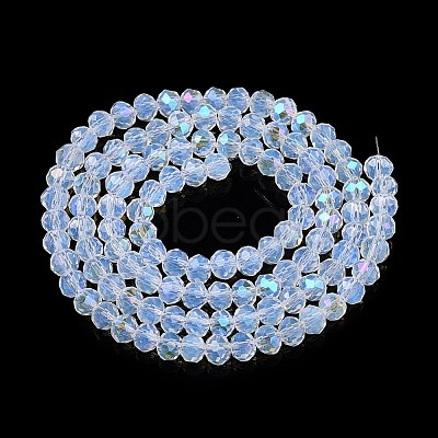 Electroplate Glass Beads Strands EGLA-A044-J4mm-L06-1