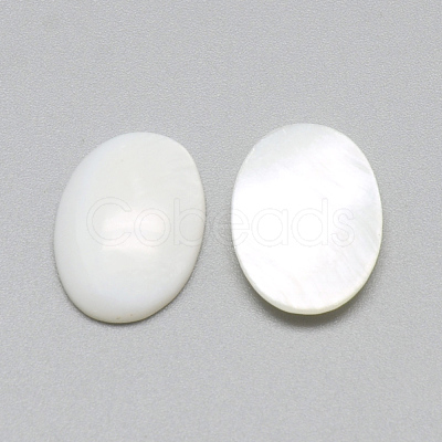 Freshwater Shell Cabochons SSHEL-R042-27-1