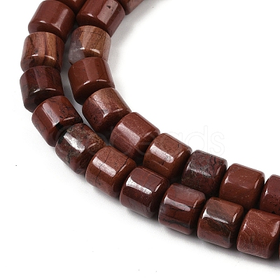Natural Red Jasper Beads Strands G-G275-D25-10x10mm-1