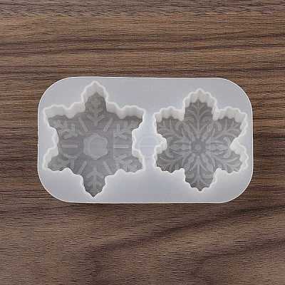 Christmas Theme DIY Snowflake Shape Silicone Candle Molds SIMO-P010-B01-1