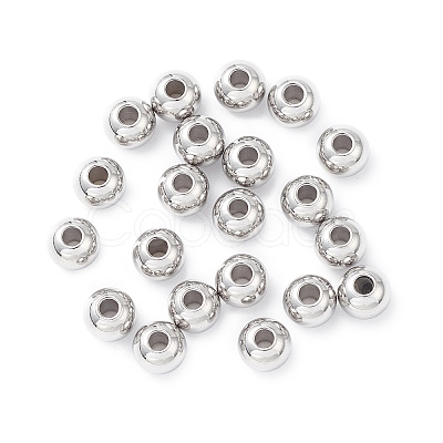 Tarnish Resistant 304 Stainless Steel Spacer Beads STAS-T021-6-1