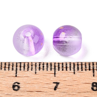 Frosted Baking Paint Glass Beads DGLA-N005-8mm-06-1