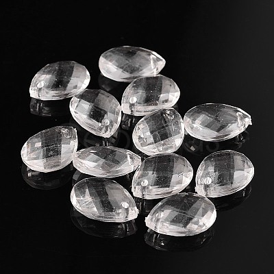 Transparent Acrylic Pendants for Curtains PAB052Y-1-1