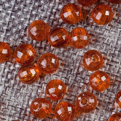 Transparent Acrylic Beads TACR-NH0001-D-17-1