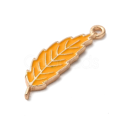 Thanksgiving Day Theme Alloy Enamel Pendants ENAM-M002-03G-10-1