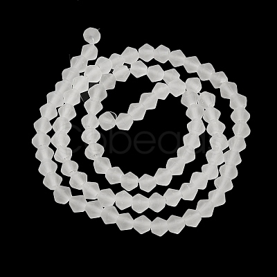 Imitate Austrian Crystal Frosted Glass Beads Strands GLAA-F029-TM3mm-B13-1
