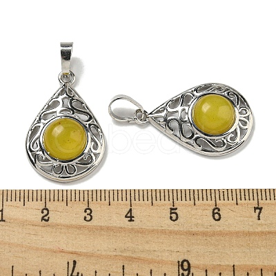 Natural Topaz Jade Pendants G-Q158-05P-03-1
