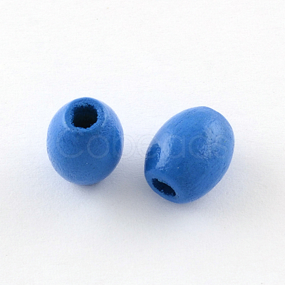 Dyed Natural Wood Beads X-WOOD-R249-032-1