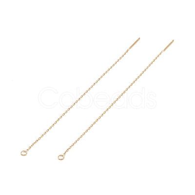 Ion Plating(IP) 304 Stainless Steel Stud Earring Finding STAS-E161-06G-1