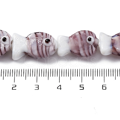 Handmade Lampwork Beads Strands LAMP-G154-07L-1