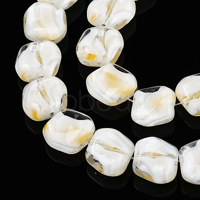 Handmade Milleflori Glass Beads Strands X-LAMP-M018-01A-09-1