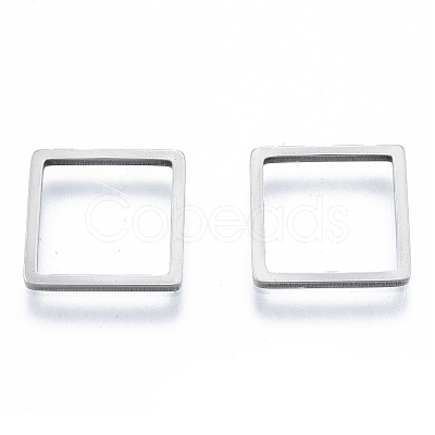 Non-Tarnish 201 Stainless Steel Linking Rings STAS-N090-T01-1-1