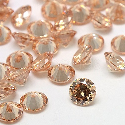 Diamond Shape Grade A Cubic Zirconia Cabochons ZIRC-M002-1mm-001-1