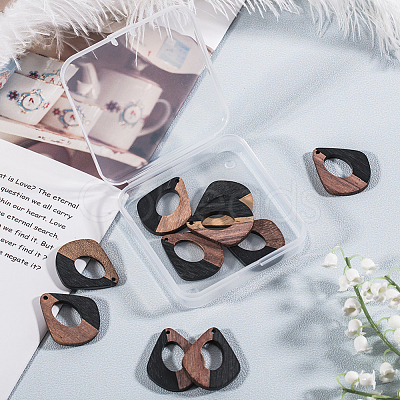 Resin & Wood Pendants RESI-OL0001-08A-1