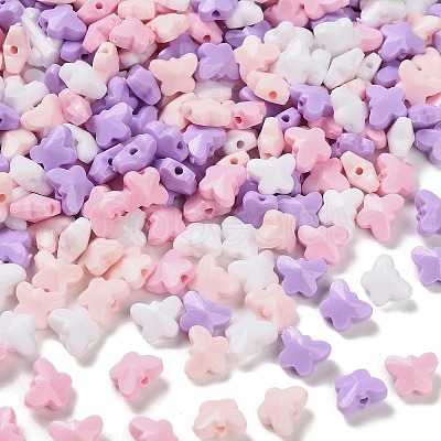 Opaque Acrylic Beads SACR-D009-02L-1