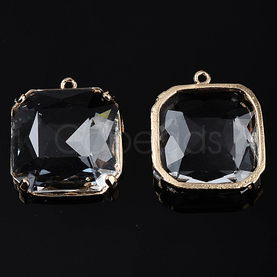 Transparent Glass Pendants GLAA-Q088-020-1