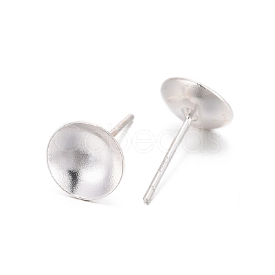 925 Sterling Silver Ear Stud Findings STER-K167-043E-S-1