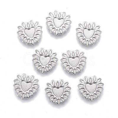 304 Stainless Steel Cabochon Settings for Enamel STAS-P245-21P-1