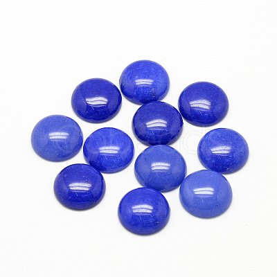 Natural White Jade Cabochons X-G-R416-12mm-03-1
