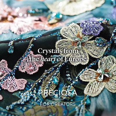 Preciosa® Crystal Hotfix Flatback Stones Y-PRC-HSS6-23980-272-1