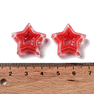 Acrylic Beads SACR-G033-02G-1