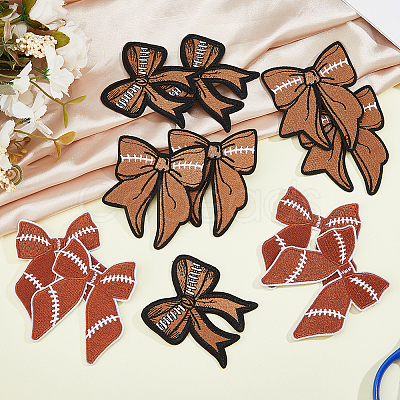 12Pcs 3 Styles Computerized Embroidery Nylon Cloth Patches DIY-HS0001-92-1