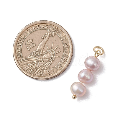 Natural Pearl Potato Pendants PALLOY-JF04849-1