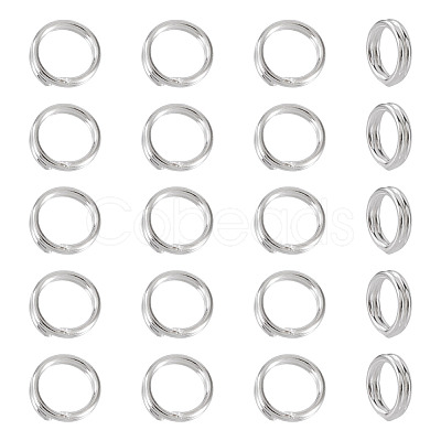 925 Sterling Silver Split Jump Rings STER-TA0001-48D-1