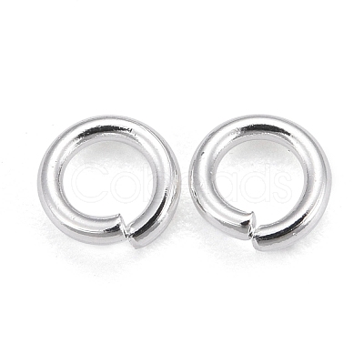 Rack Plating Brass Open Jump Rings KK-O139-18A-S-1