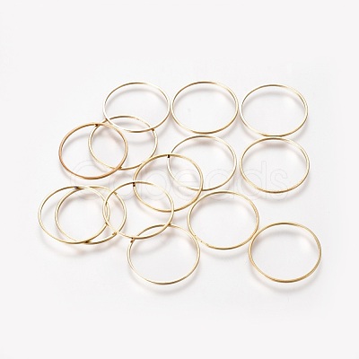 Brass Linking Rings X-EC18722MM-G-1