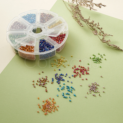 11/0 Two Cut Round Hole Glass Seed Beads SEED-YS0001-01-1