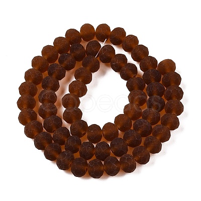 Transparent Glass Beads Strands EGLA-A044-T8mm-MD02-1