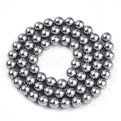 Baking Paint Pearlized Glass Pearl Bead Strands HY-N002-6mm-A01-1