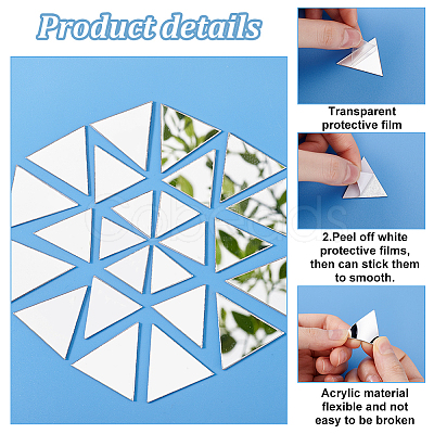 210Pcs 3 Styles Adhesive Acrylic Cabochons Sheets DIY-PH0022-93E-1