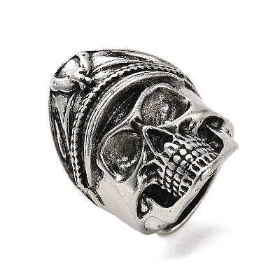 Tibetan Style Alloy Rings RJEW-R140-01B-AS-1