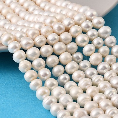 Natural Cultured Freshwater Pearl Beads Strands PEAR-L034-17D-1