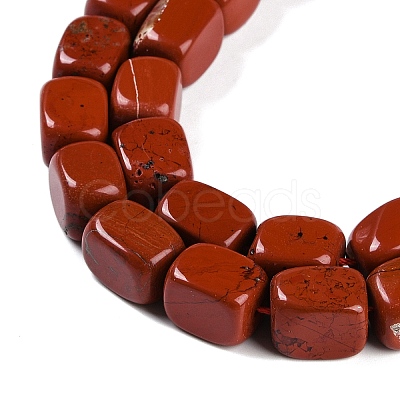 Natural Red Jasper Beads Strands G-M403-D04-01-1