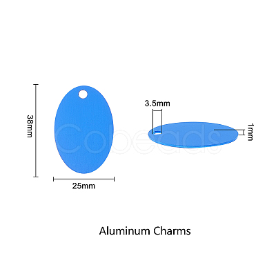 Pet Aluminium Pendants ALUM-CJ0001-09-1