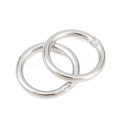 Brass Closed Jump Rings KK-D257-01P-05-1