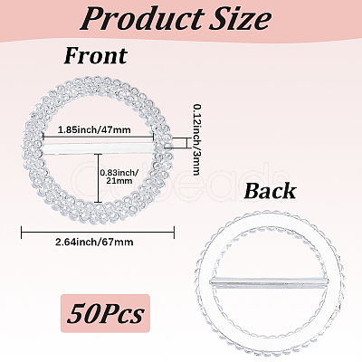 Plastic Buckles AJEW-WH20018-299-1