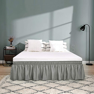 Adjustable Polyester Wrap Around Bed Skirts AJEW-WH20022-10D-01-1