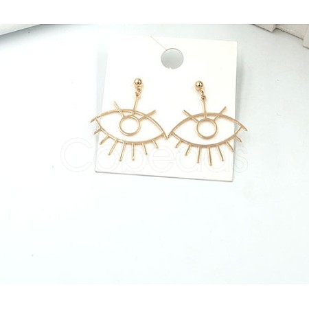 Alloy Ear Studs EJEW-E216-23G-1