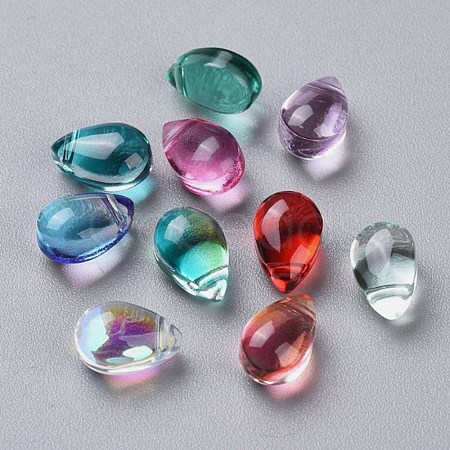 200Pcs Transparent Glass Beads GGLA-HY0001-08-1
